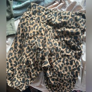 wild fable cheetah print spandex medium size m shorts